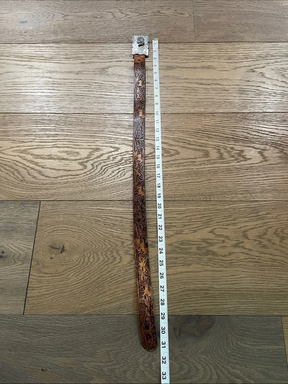 Vintage Wrangler Kids Leather Western Belt